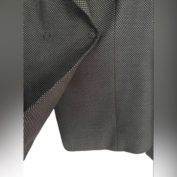 SOLD ARMANI COLLEZIONI Women’s Silk Wool Blend Black White Dotted Blazer 8 US 44 - Picture 6 of 13